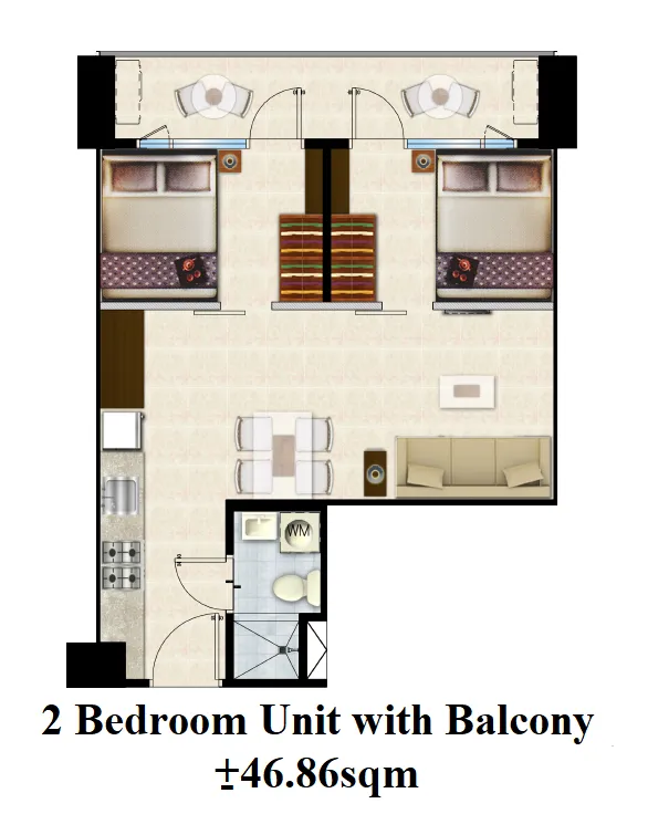 https://manilacondohub-smdc.com/images/properties/grace/unit-layouts/04 - T1 GRACE - 2BR with balcony (+46.86sqm) - Facing Amenity.webp